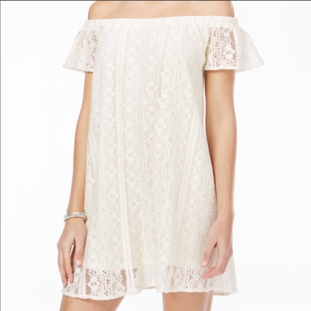 ROXY : off the shoulder dress (SMALL) NWOT